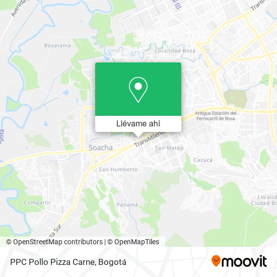 Mapa de PPC Pollo Pizza Carne