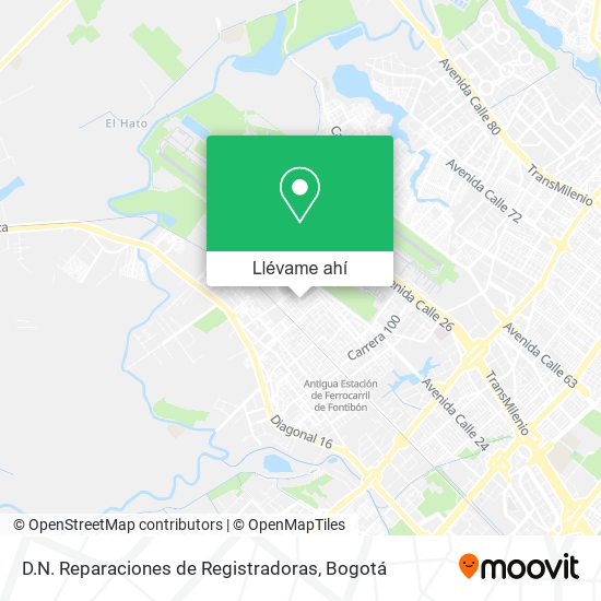 Mapa de D.N. Reparaciones de Registradoras