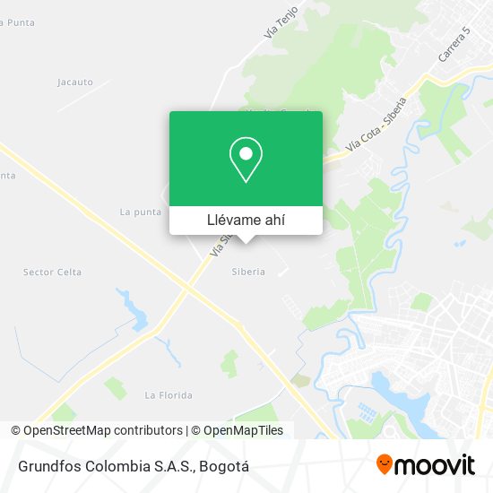 Mapa de Grundfos Colombia S.A.S.