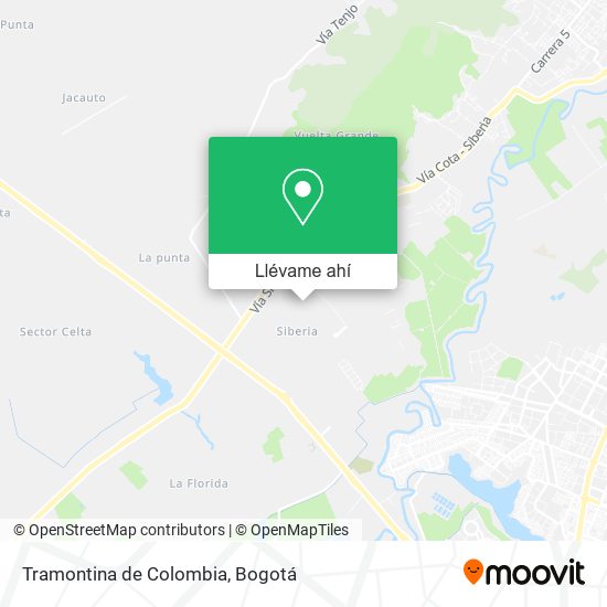 Mapa de Tramontina de Colombia