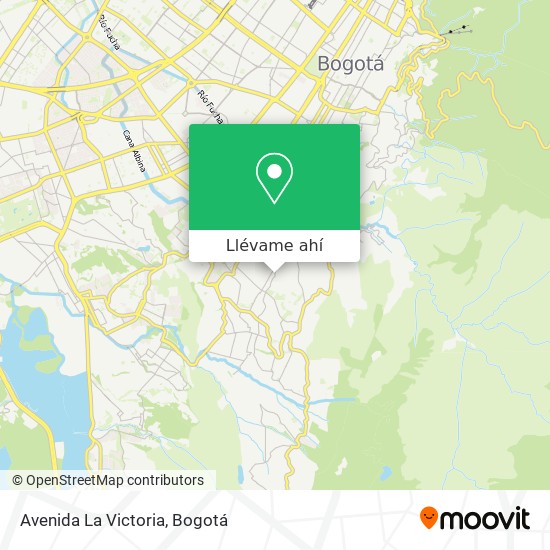 Mapa de Avenida La Victoria