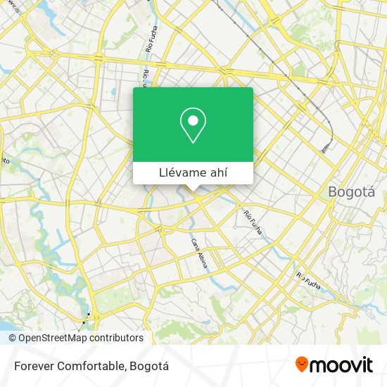 Mapa de Forever Comfortable