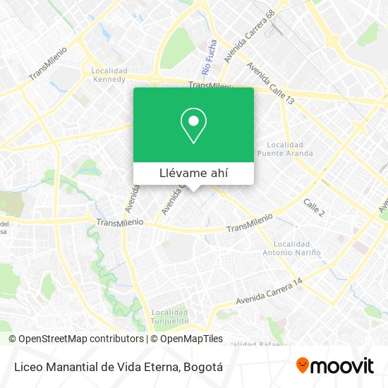 Mapa de Liceo Manantial de Vida Eterna