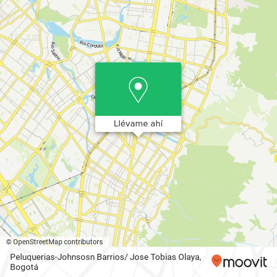 Mapa de Peluquerias-Johnsosn Barrios/ Jose Tobias Olaya