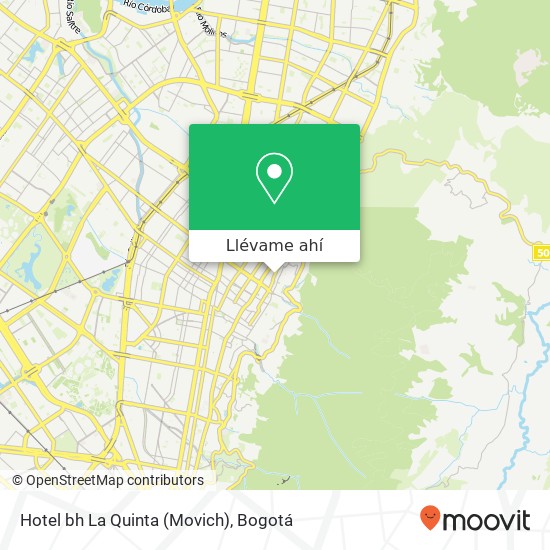 Mapa de Hotel bh La Quinta (Movich)
