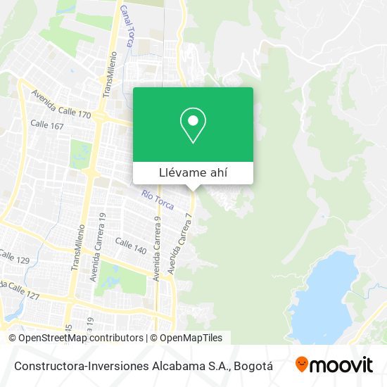 Mapa de Constructora-Inversiones Alcabama S.A.