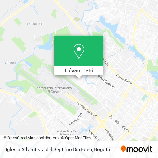 Mapa de Iglesia Adventista del Séptimo Día Edén