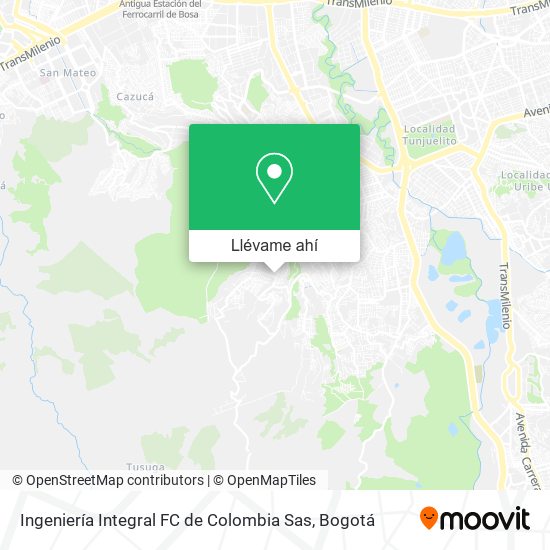 Mapa de Ingeniería Integral FC de Colombia Sas
