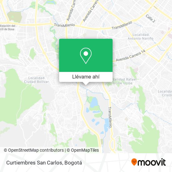 Mapa de Curtiembres San Carlos