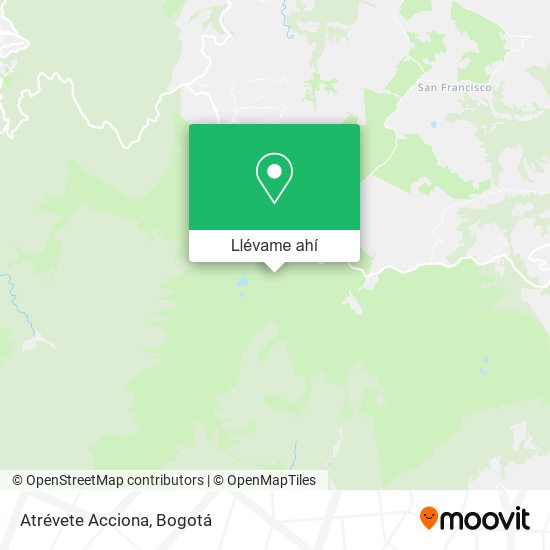 Mapa de Atrévete Acciona