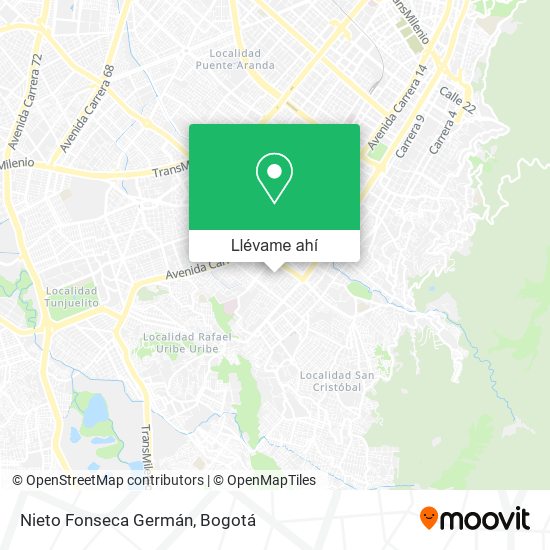 Mapa de Nieto Fonseca Germán
