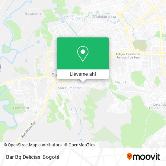 Mapa de Bar Bq Delicias