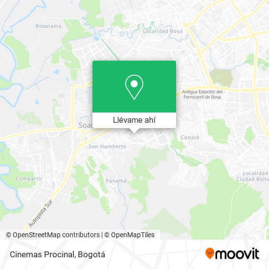 Mapa de Cinemas Procinal