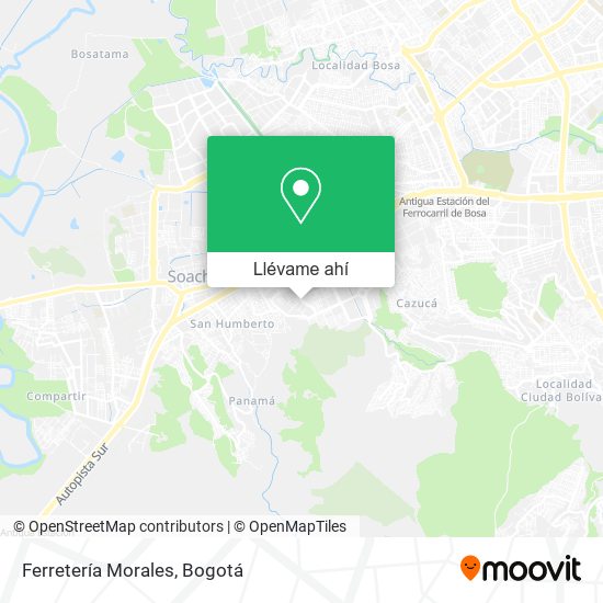 Mapa de Ferretería Morales