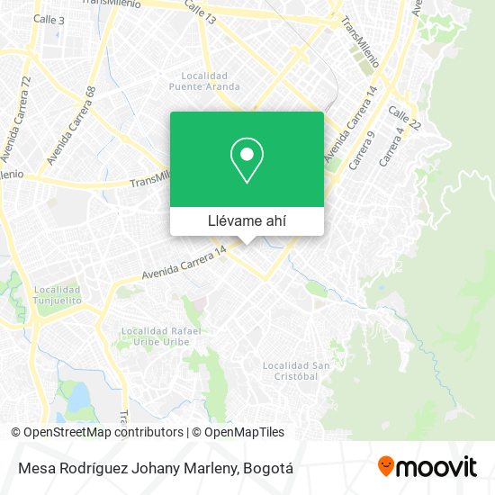 Mapa de Mesa Rodríguez Johany Marleny