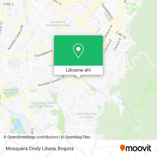 Mapa de Mosquera Cindy Liliana