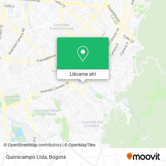 Mapa de Quimicampo Ltda