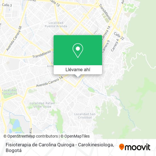 Mapa de Fisioterapia de Carolina Quiroga - Carokinesiologa