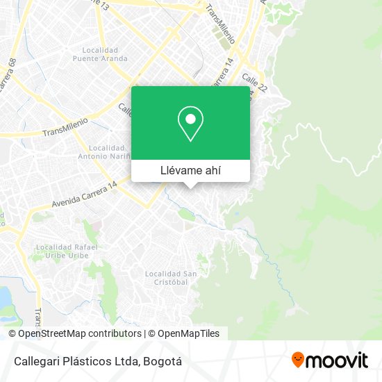 Mapa de Callegari Plásticos Ltda