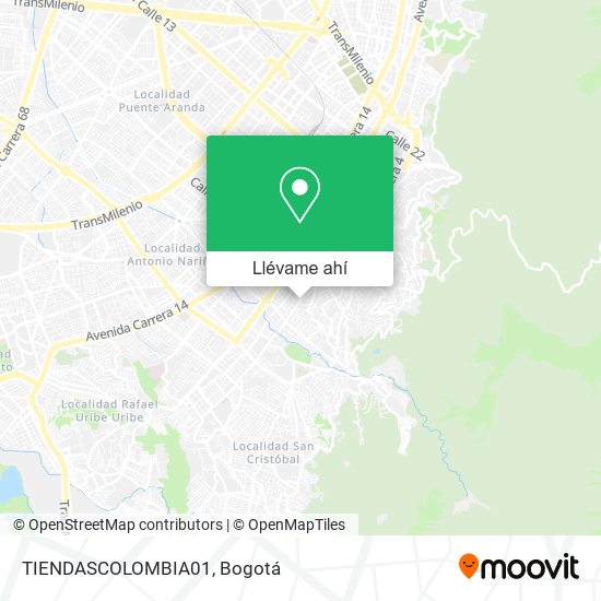 Mapa de TIENDASCOLOMBIA01