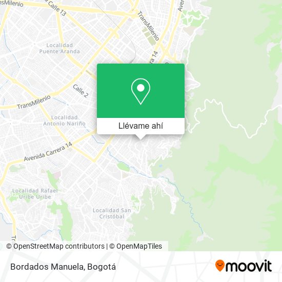 Mapa de Bordados Manuela