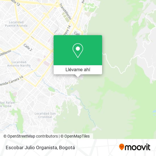 Mapa de Escobar Julio Organista
