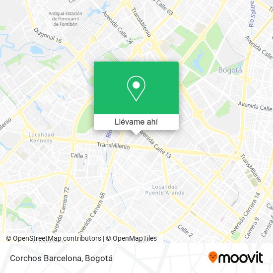 Mapa de Corchos Barcelona