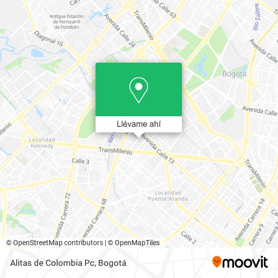 Mapa de Alitas de Colombia Pc