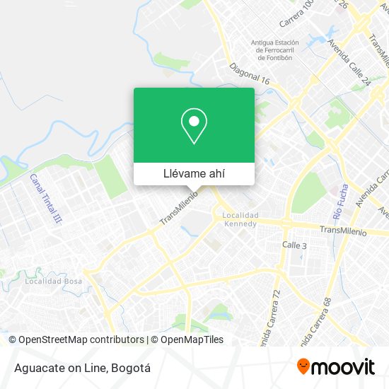 Mapa de Aguacate on Line