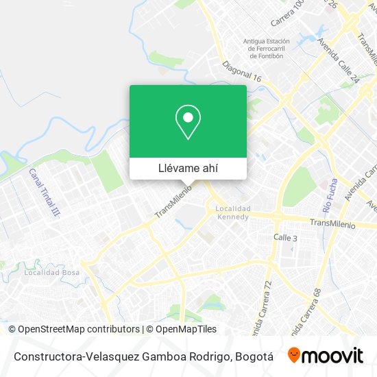 Mapa de Constructora-Velasquez Gamboa Rodrigo