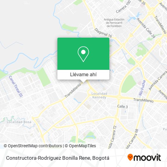 Mapa de Constructora-Rodríguez Bonilla Rene