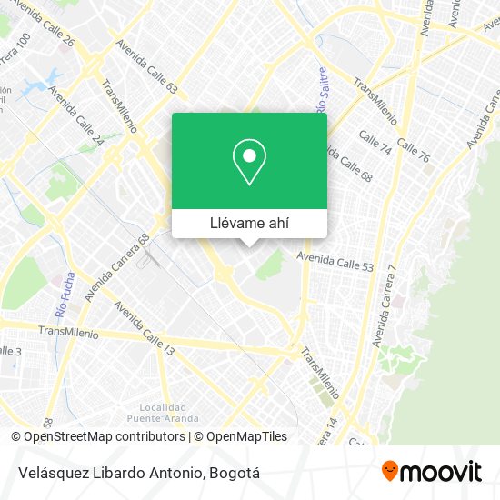 Mapa de Velásquez Libardo Antonio