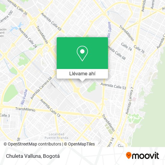 Mapa de Chuleta Valluna