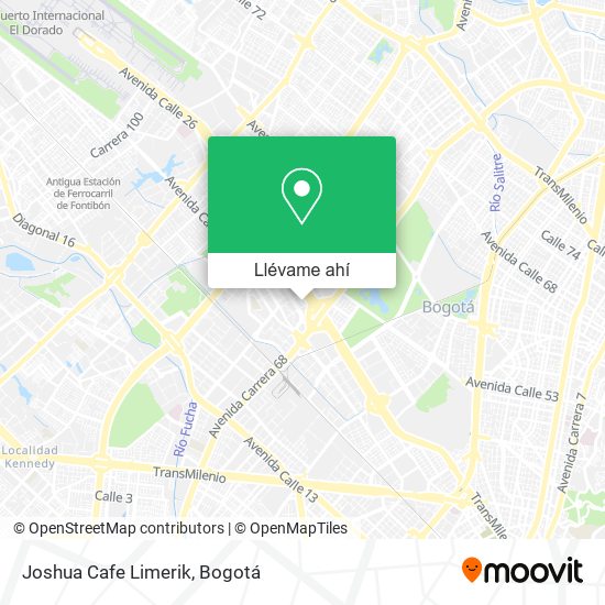 Mapa de Joshua Cafe Limerik