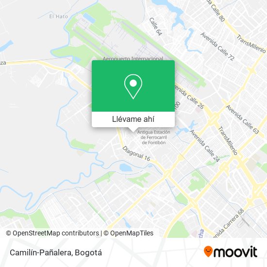 Mapa de Camilín-Pañalera