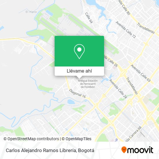 Mapa de Carlos Alejandro Ramos Librería