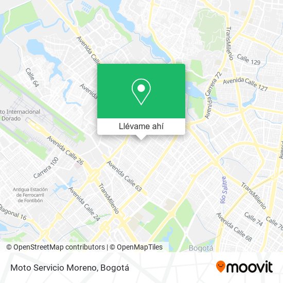 Mapa de Moto Servicio Moreno