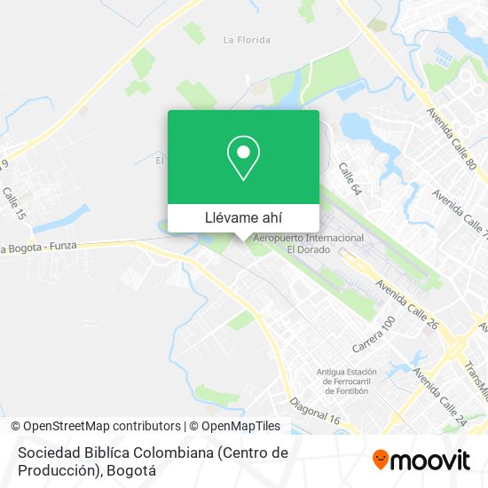 Mapa de Sociedad Biblíca Colombiana (Centro de Producción)