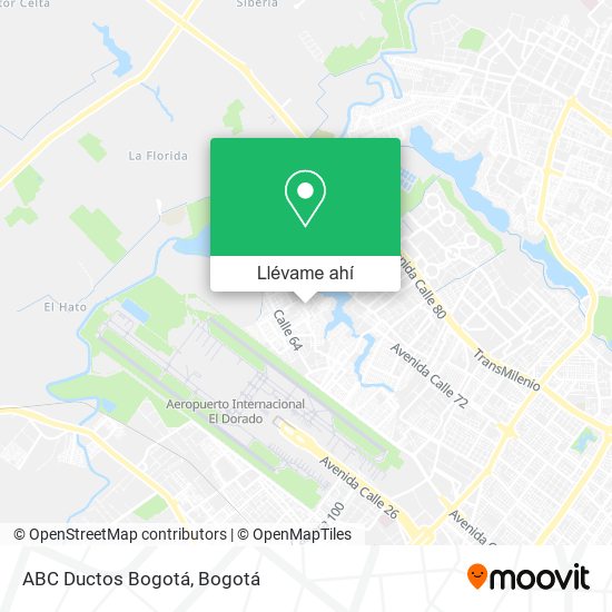 Mapa de ABC Ductos Bogotá