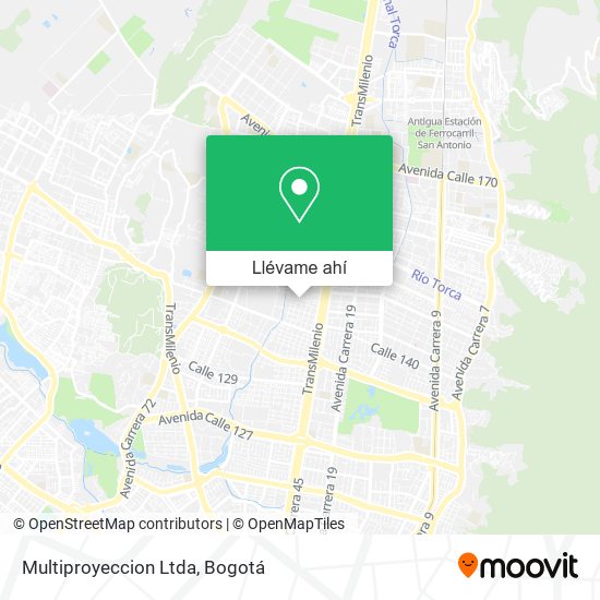 Mapa de Multiproyeccion Ltda