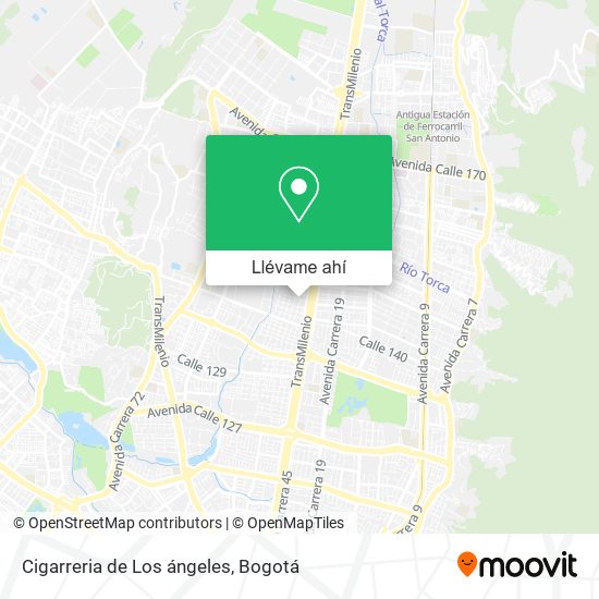 Mapa de Cigarreria de Los ángeles