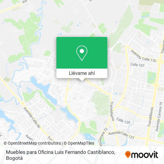 Mapa de Muebles para Oficina Luis Fernando Castiblanco