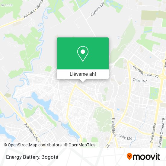 Mapa de Energy Battery