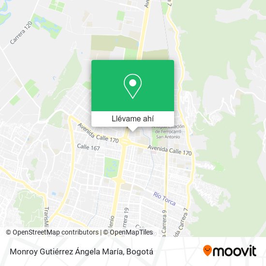 Mapa de Monroy Gutiérrez Ángela María