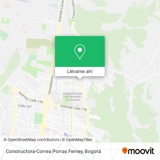Mapa de Constructora-Correa Porras Ferney