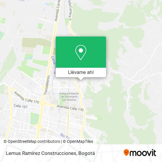 Mapa de Lemus Ramírez Construcciones