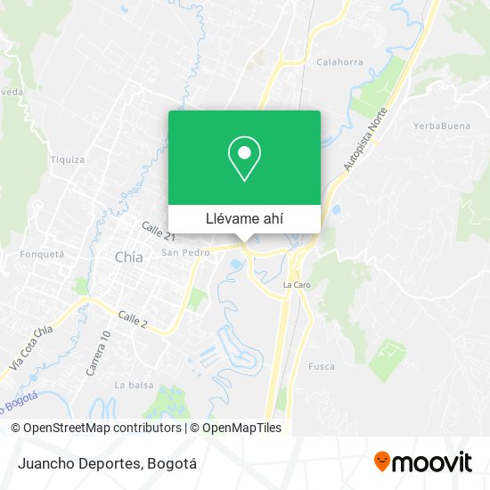 Mapa de Juancho Deportes