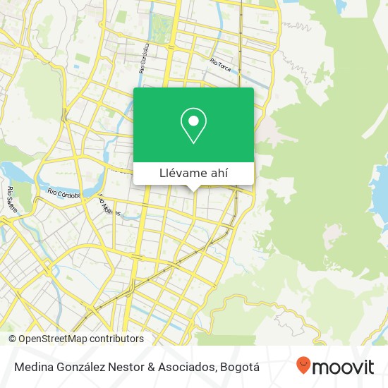 Mapa de Medina González Nestor & Asociados