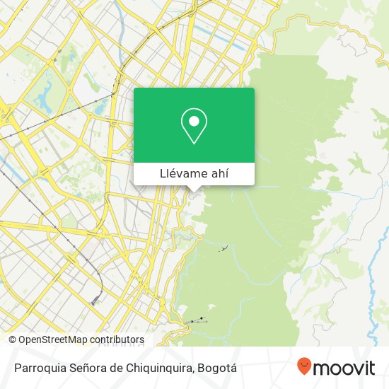 Mapa de Parroquia Señora de Chiquinquira