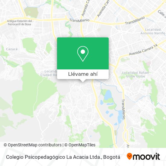 Mapa de Colegio Psicopedagógico La Acacia Ltda.